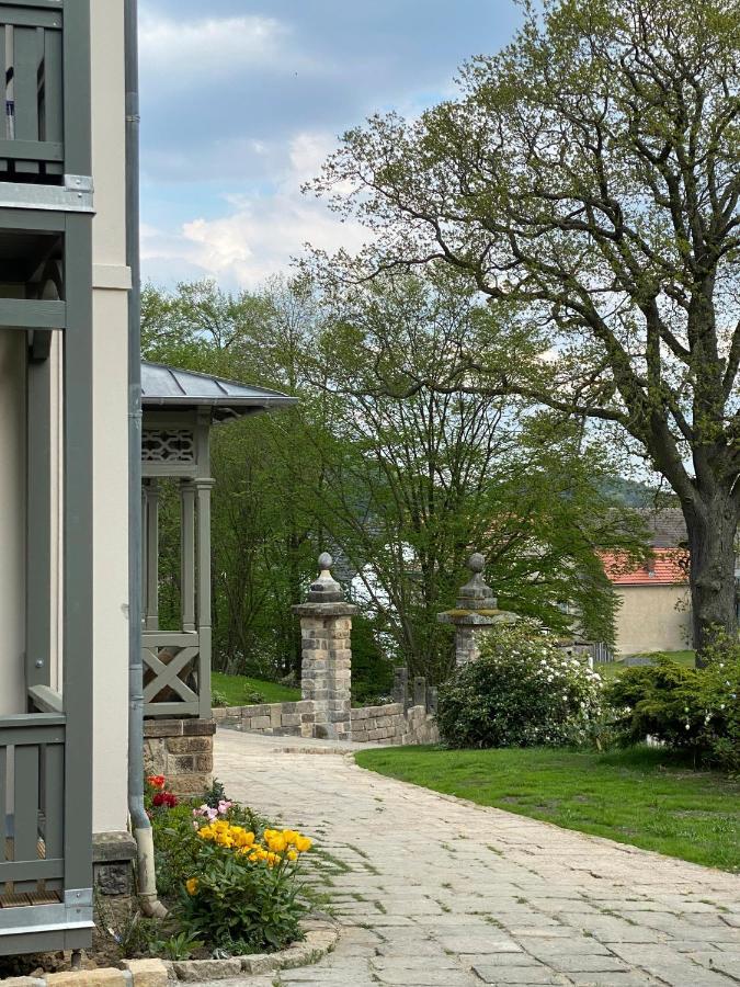Appartamento Altes Pfarrhaus Papstdorf Esterno foto