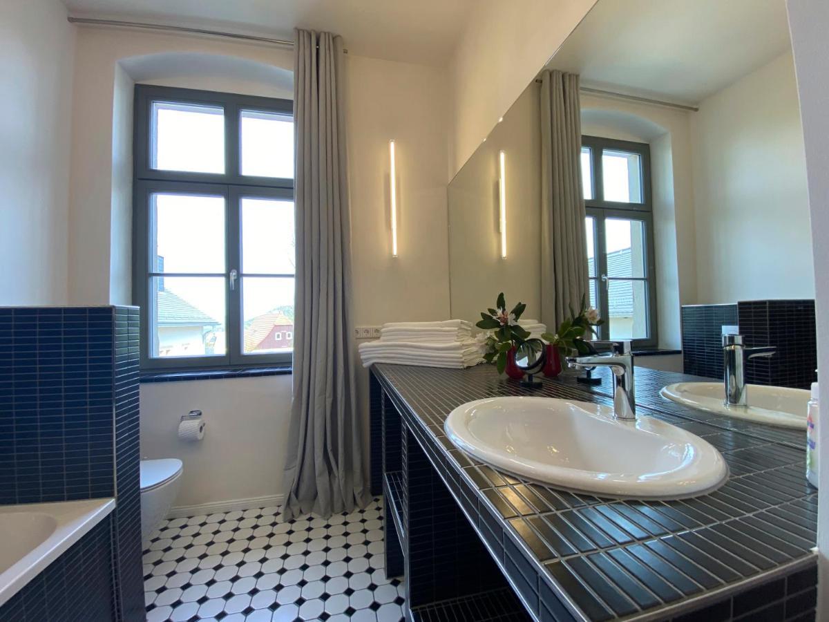 Appartamento Altes Pfarrhaus Papstdorf Esterno foto