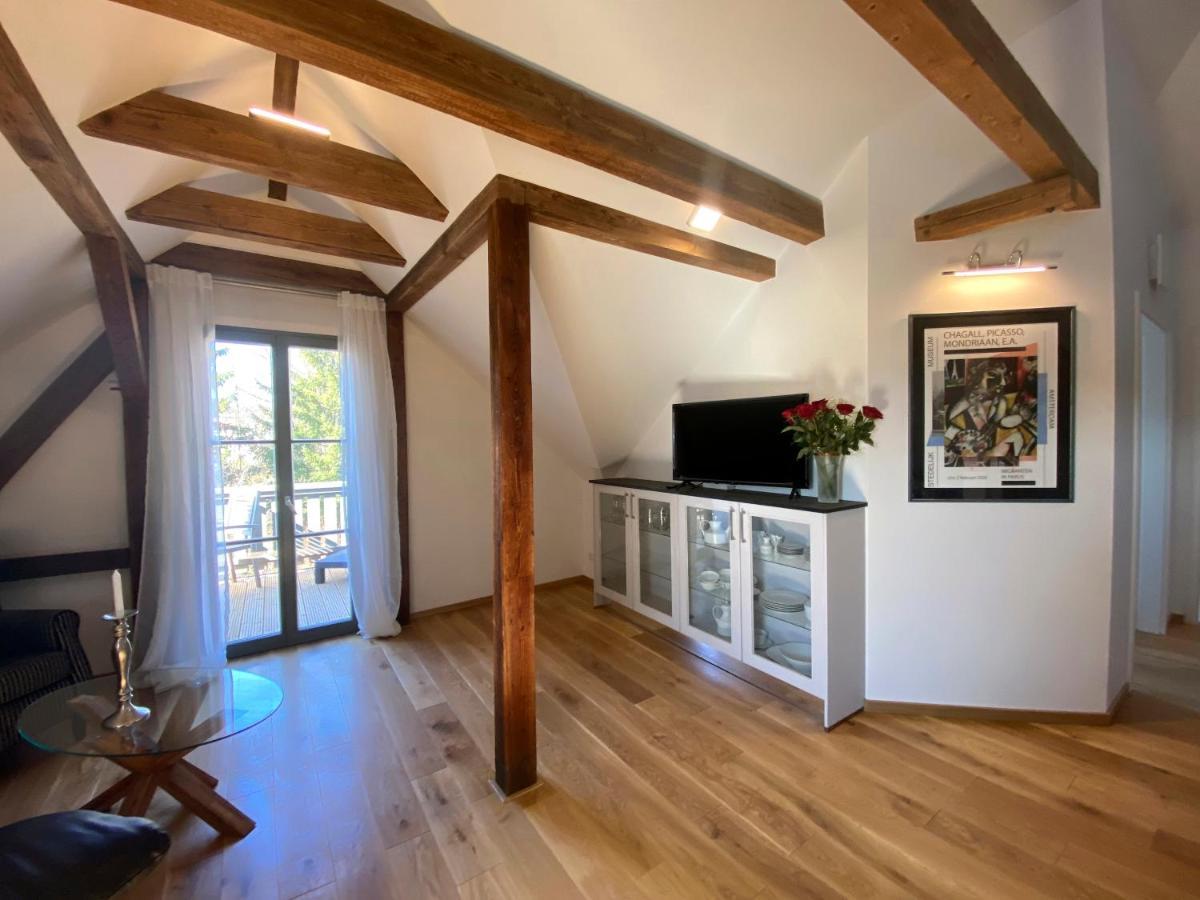 Appartamento Altes Pfarrhaus Papstdorf Esterno foto
