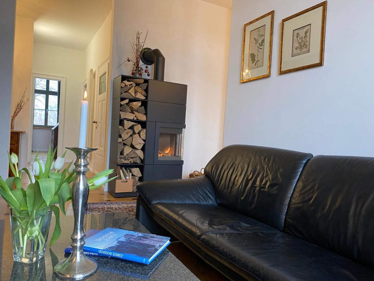 Appartamento Altes Pfarrhaus Papstdorf Esterno foto
