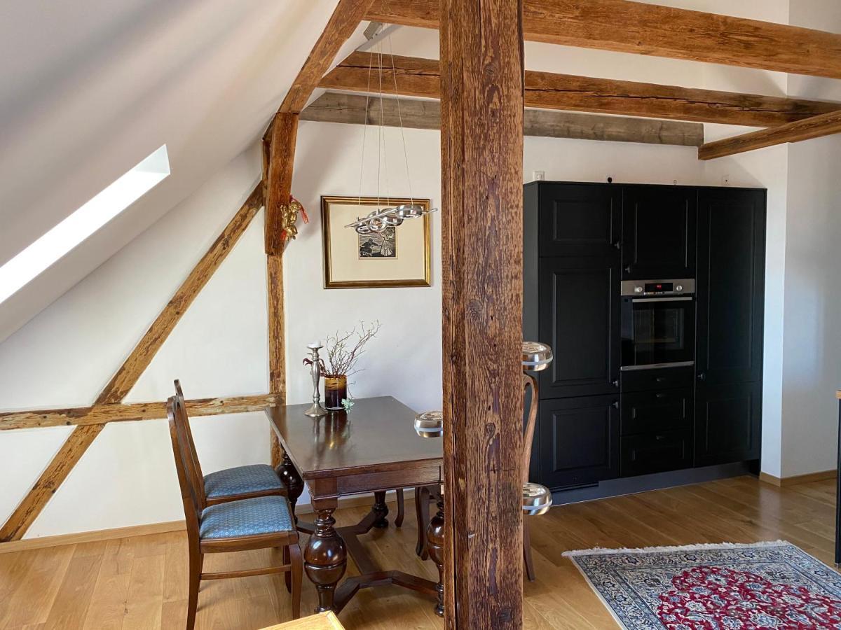 Appartamento Altes Pfarrhaus Papstdorf Esterno foto