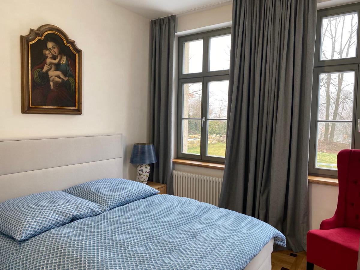 Appartamento Altes Pfarrhaus Papstdorf Esterno foto