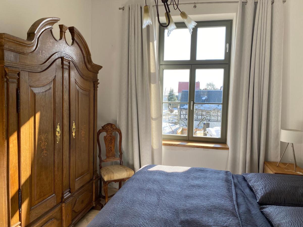 Appartamento Altes Pfarrhaus Papstdorf Esterno foto