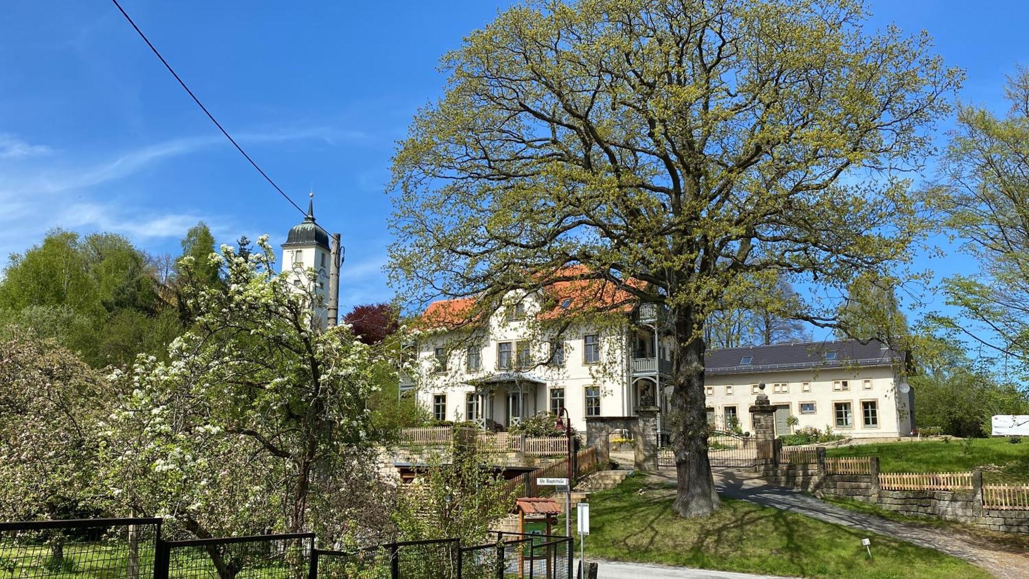Appartamento Altes Pfarrhaus Papstdorf Esterno foto