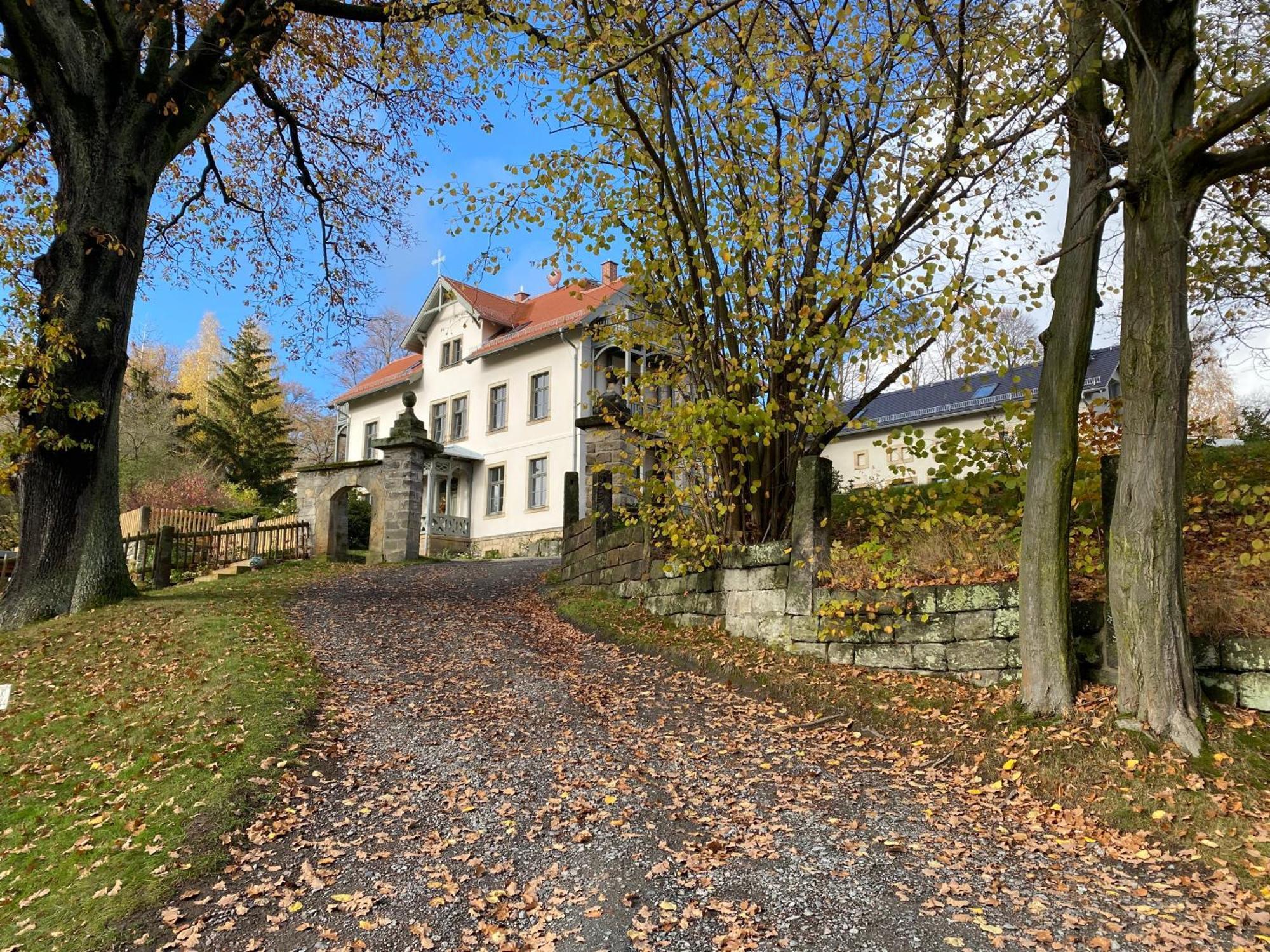 Appartamento Altes Pfarrhaus Papstdorf Esterno foto