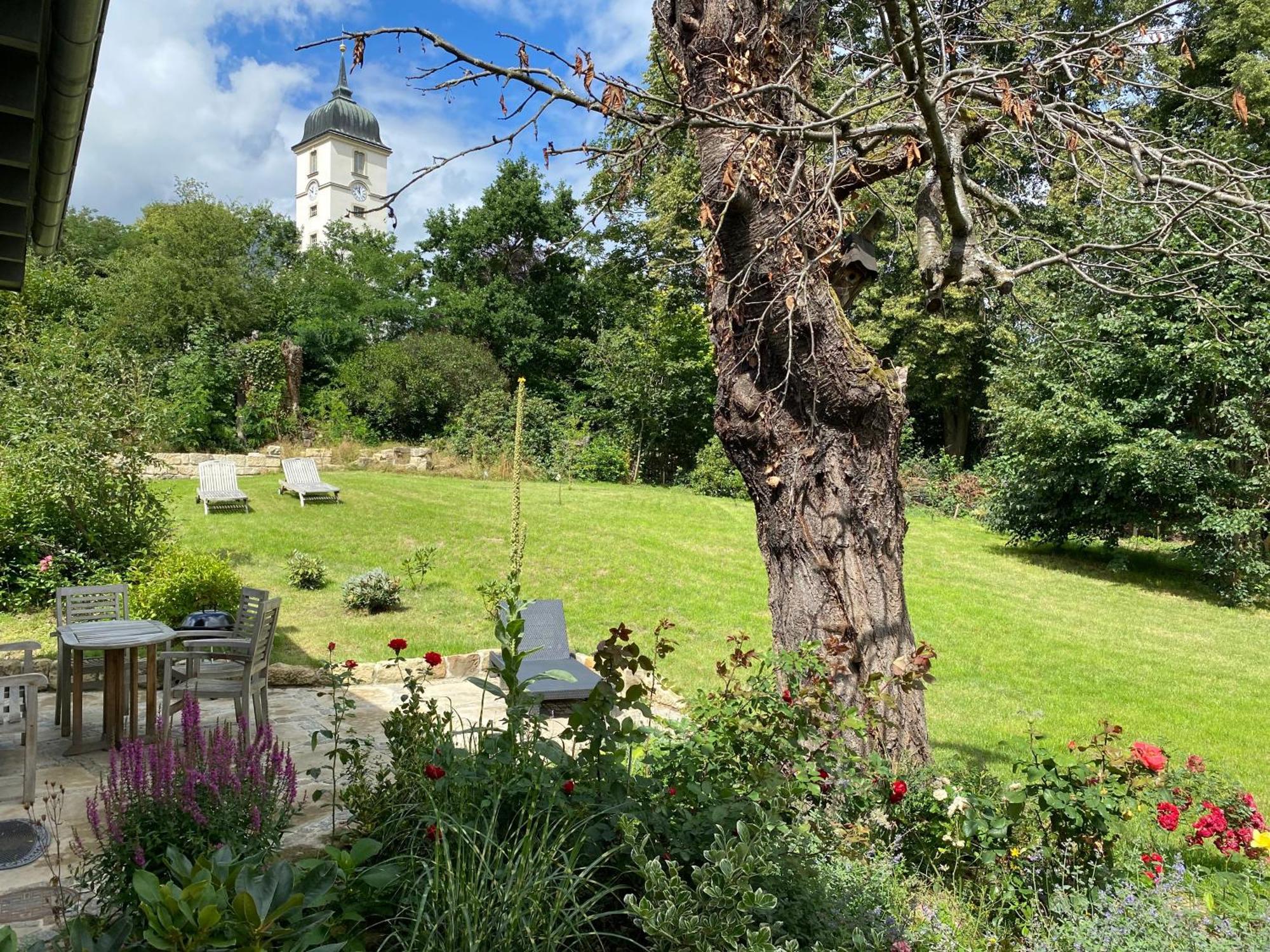 Appartamento Altes Pfarrhaus Papstdorf Esterno foto