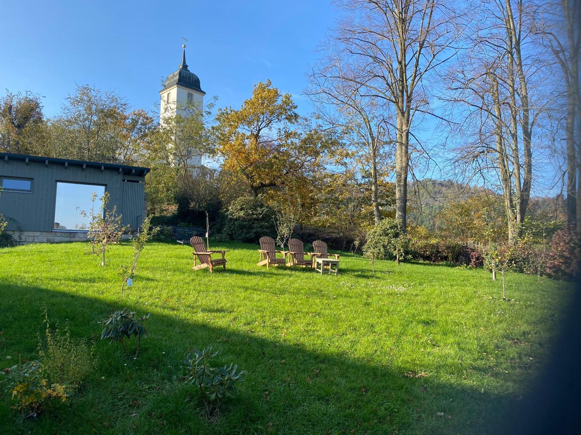 Appartamento Altes Pfarrhaus Papstdorf Esterno foto